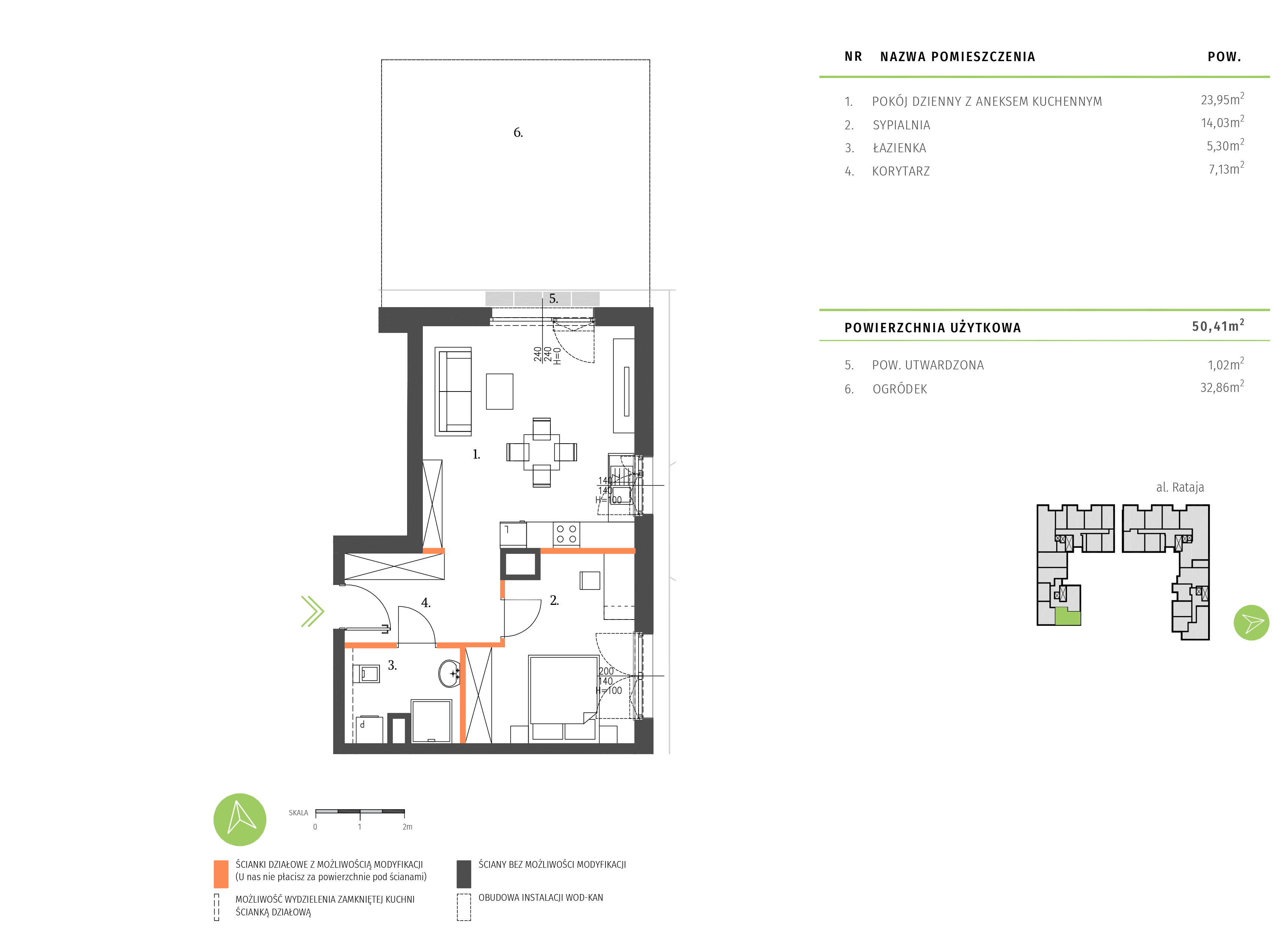 Plan mieszkania A.1.1.01