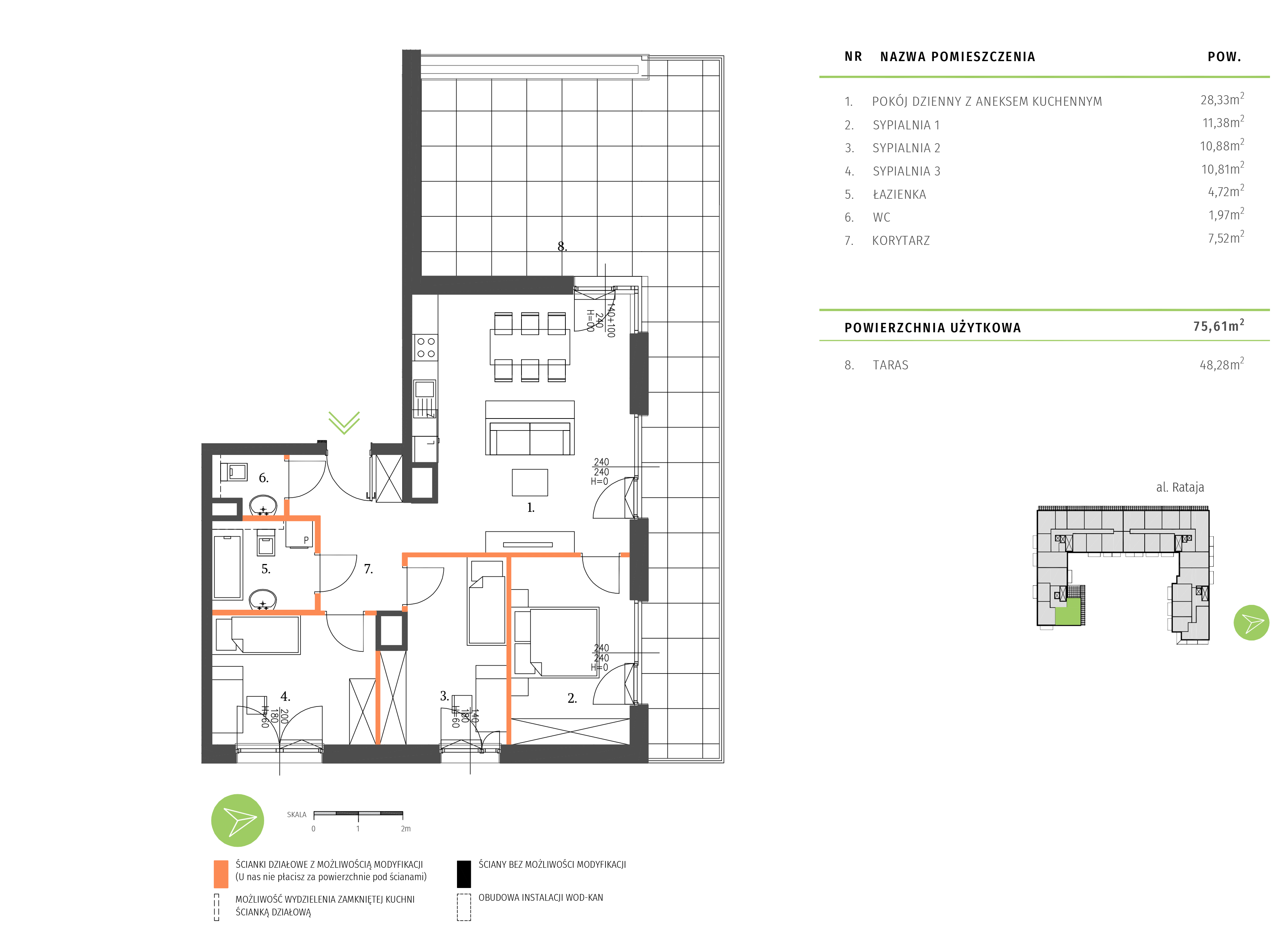 Plan mieszkania A.1.2.01