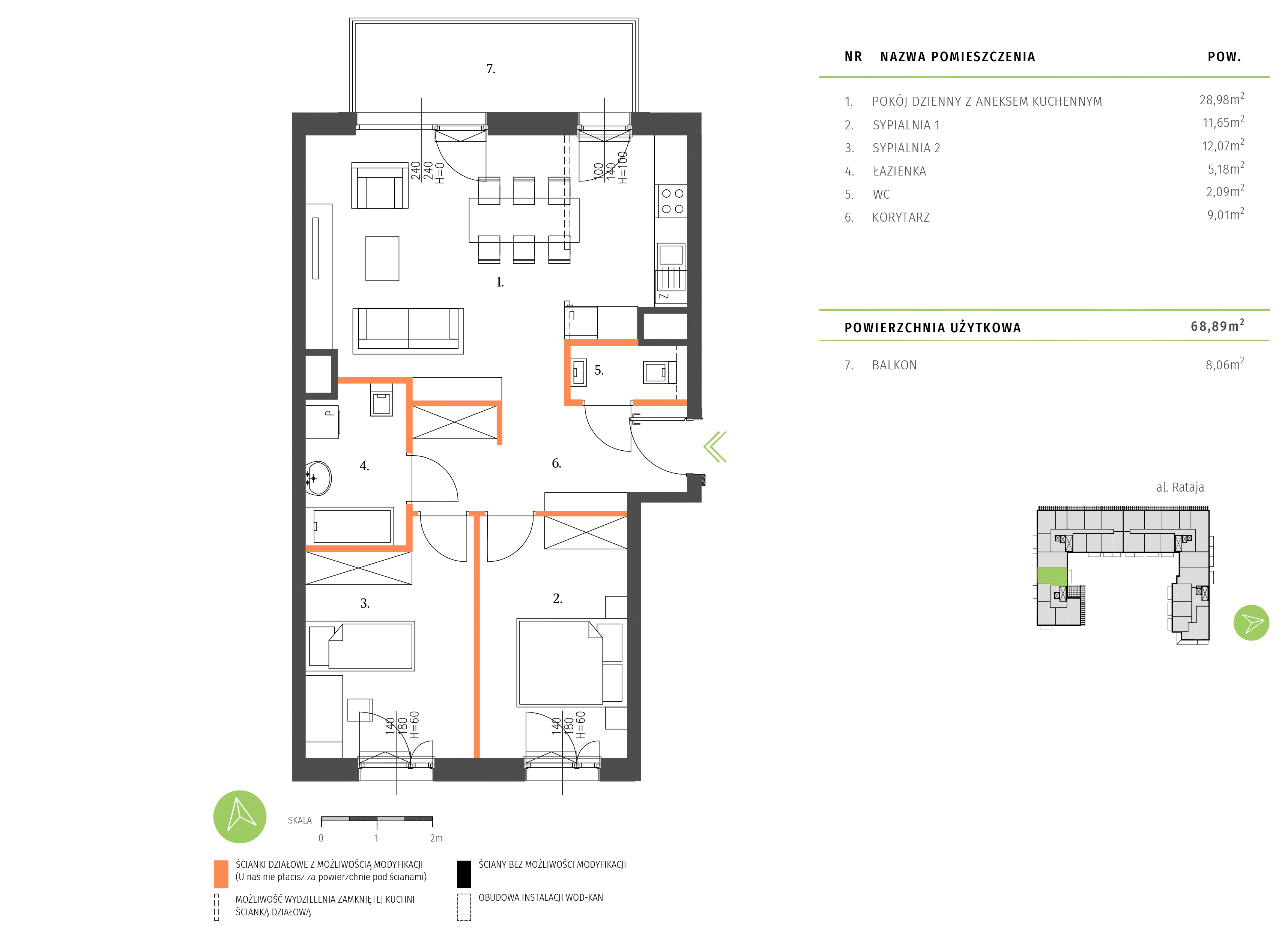 Plan mieszkania A.1.2.04