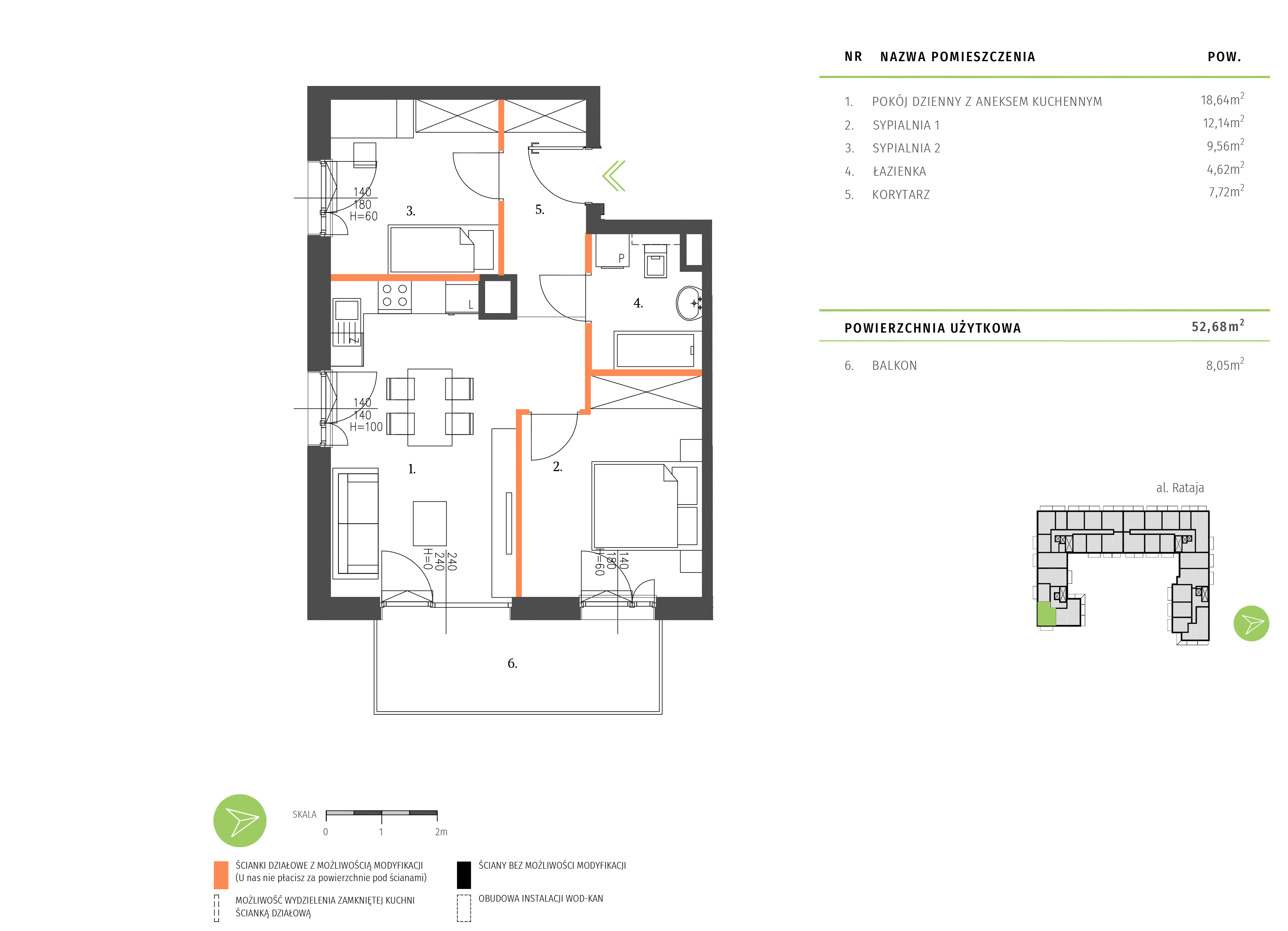 Plan mieszkania A.1.3.02
