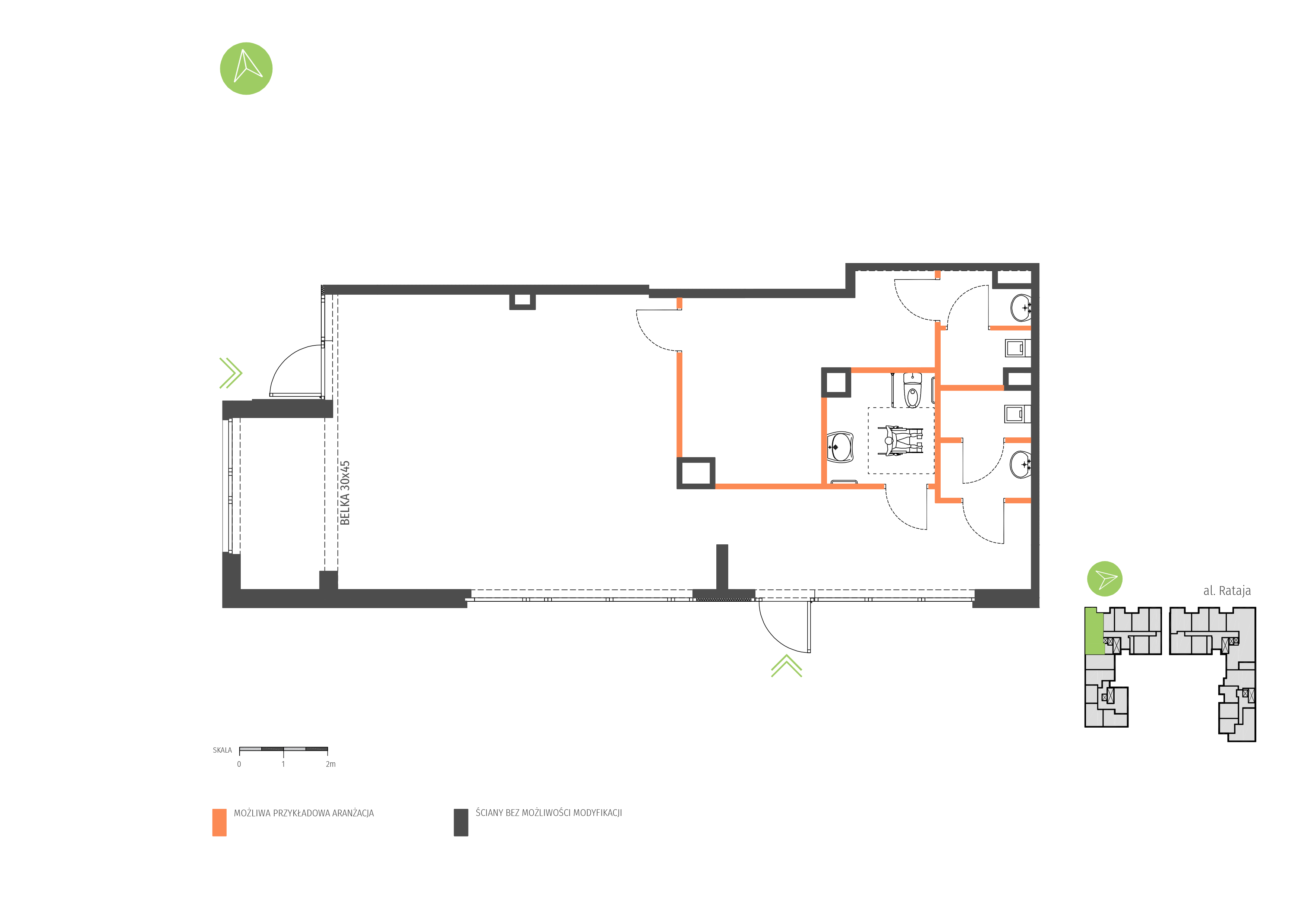 Plan lokalu A.2.1.U01