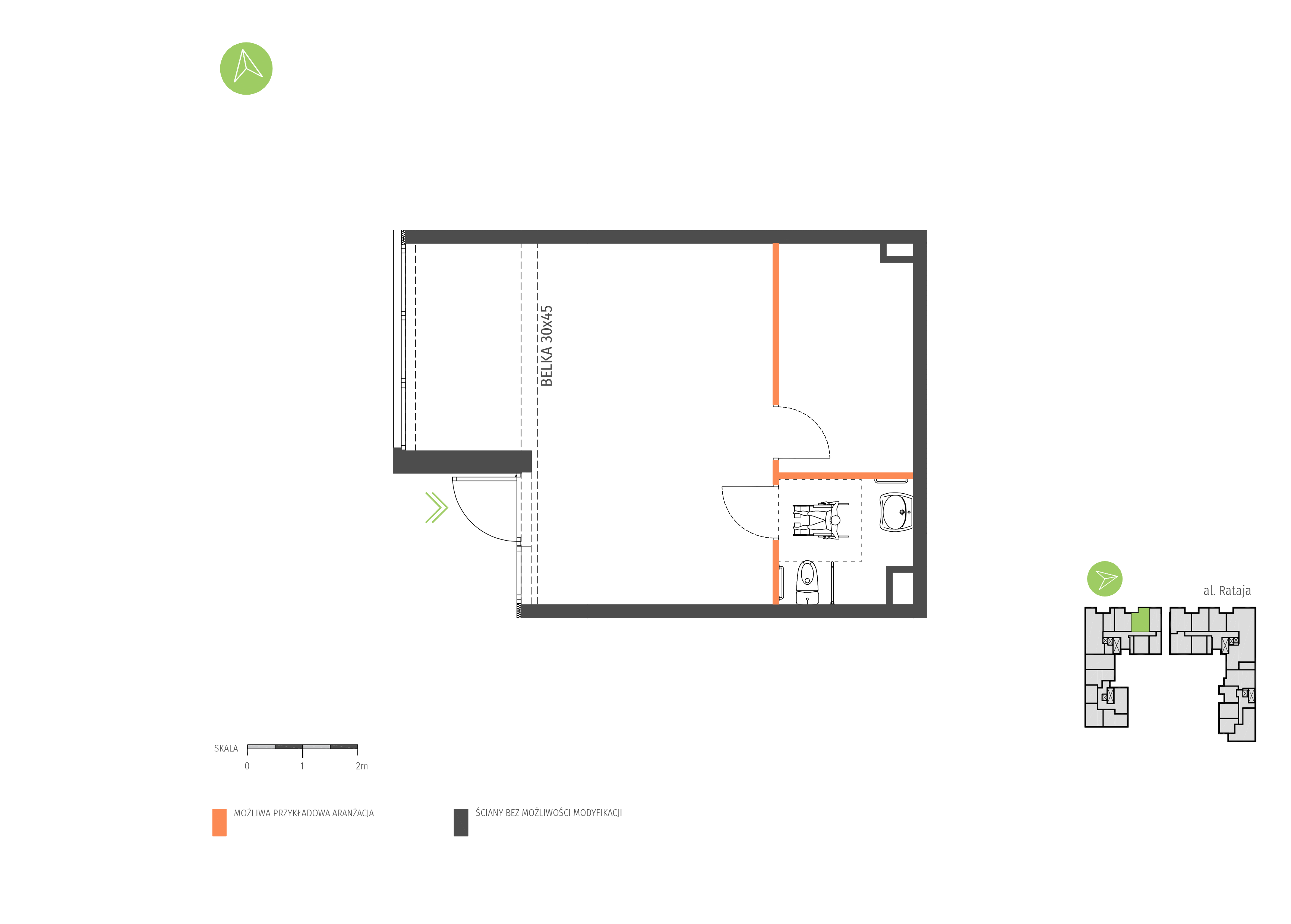 Plan lokalu A.2.1.U04