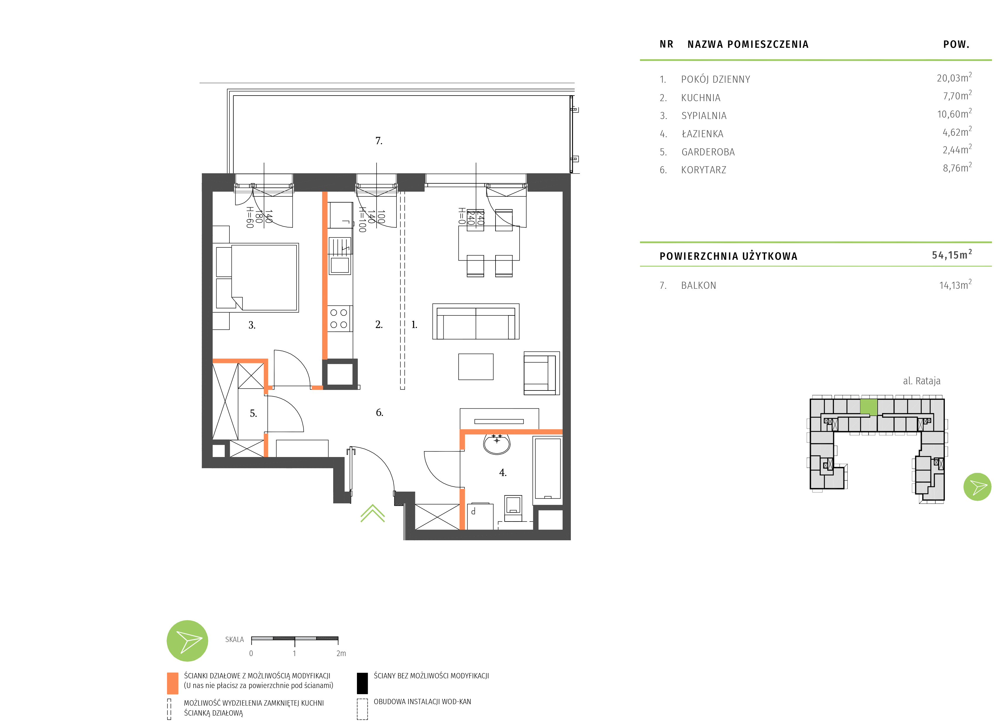 Plan mieszkania A.2.3.07