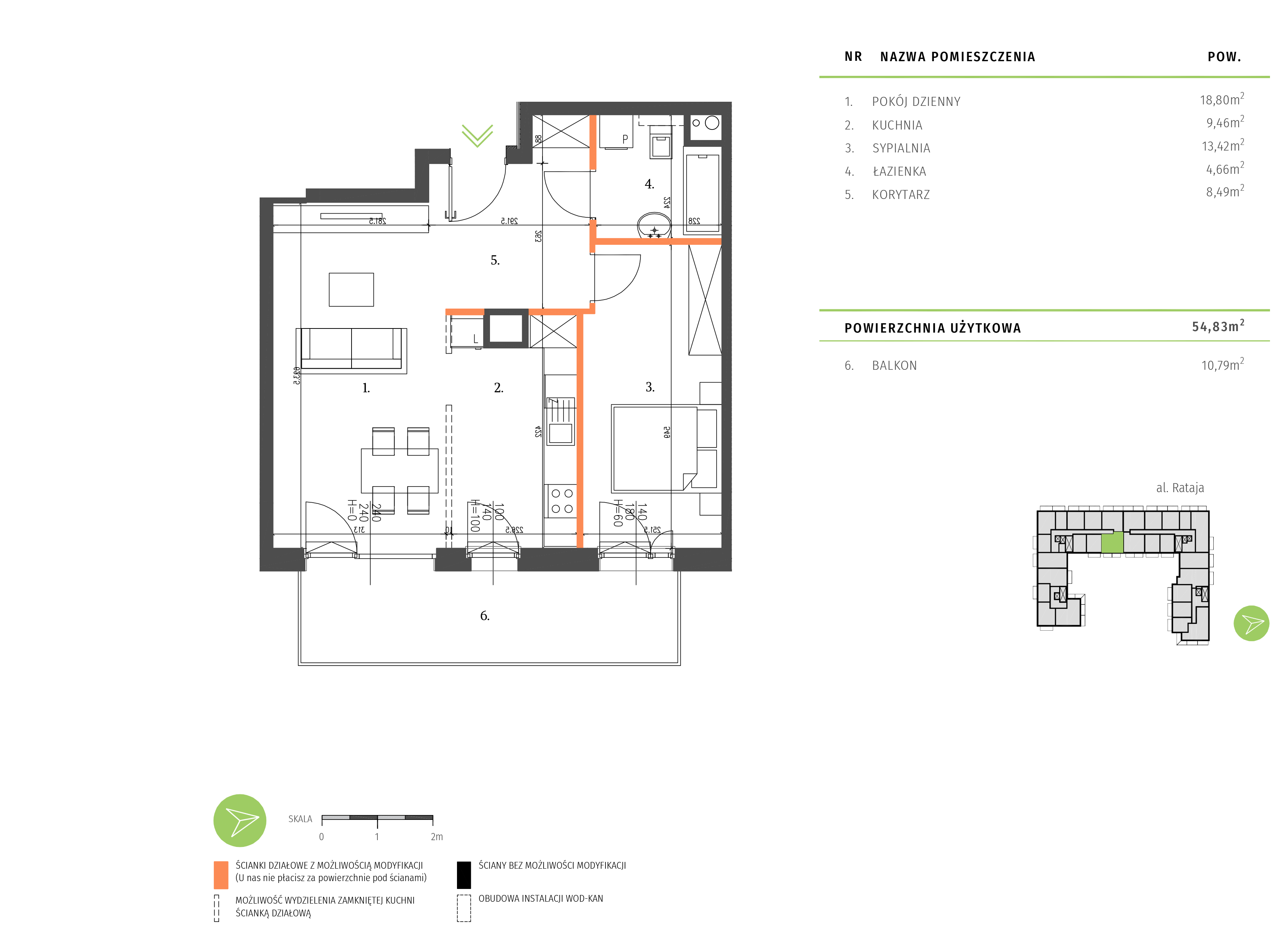 Plan mieszkania A.2.3.08