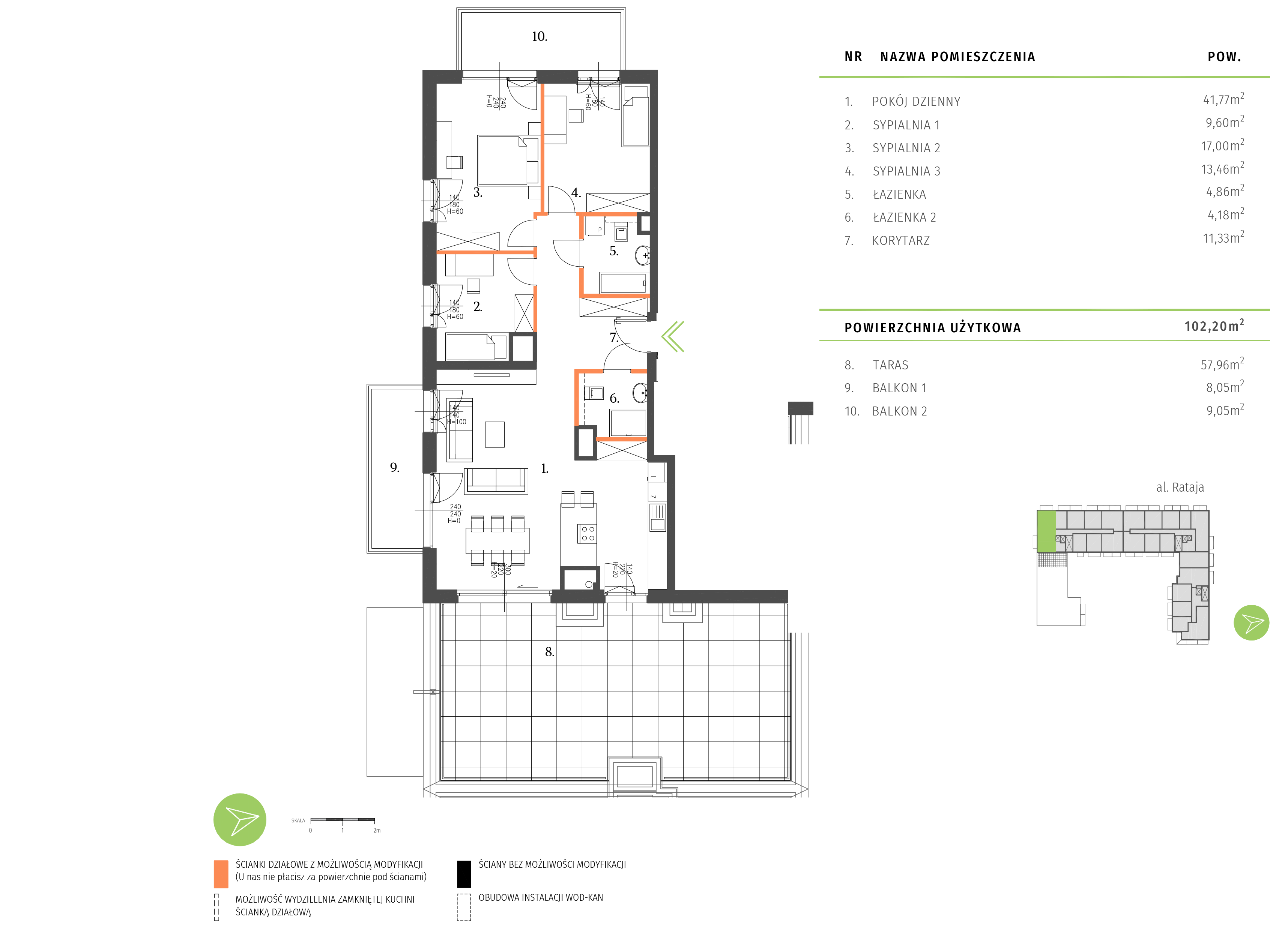 Plan mieszkania A.2.4.01
