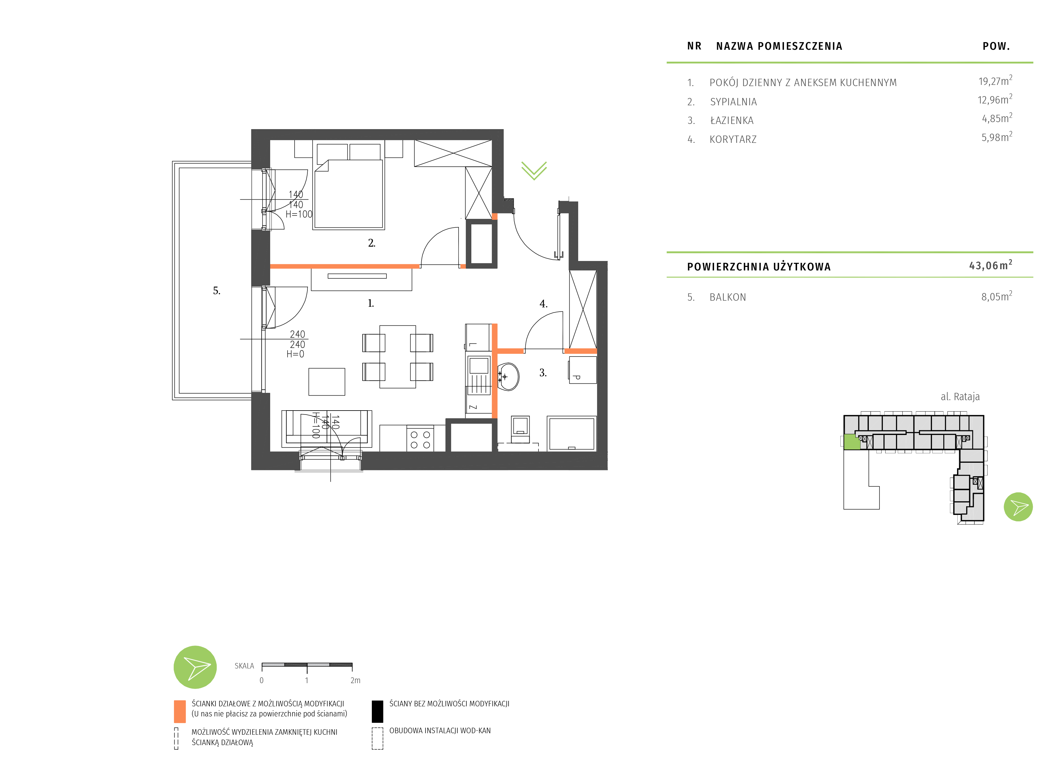 Plan mieszkania A.2.6.01