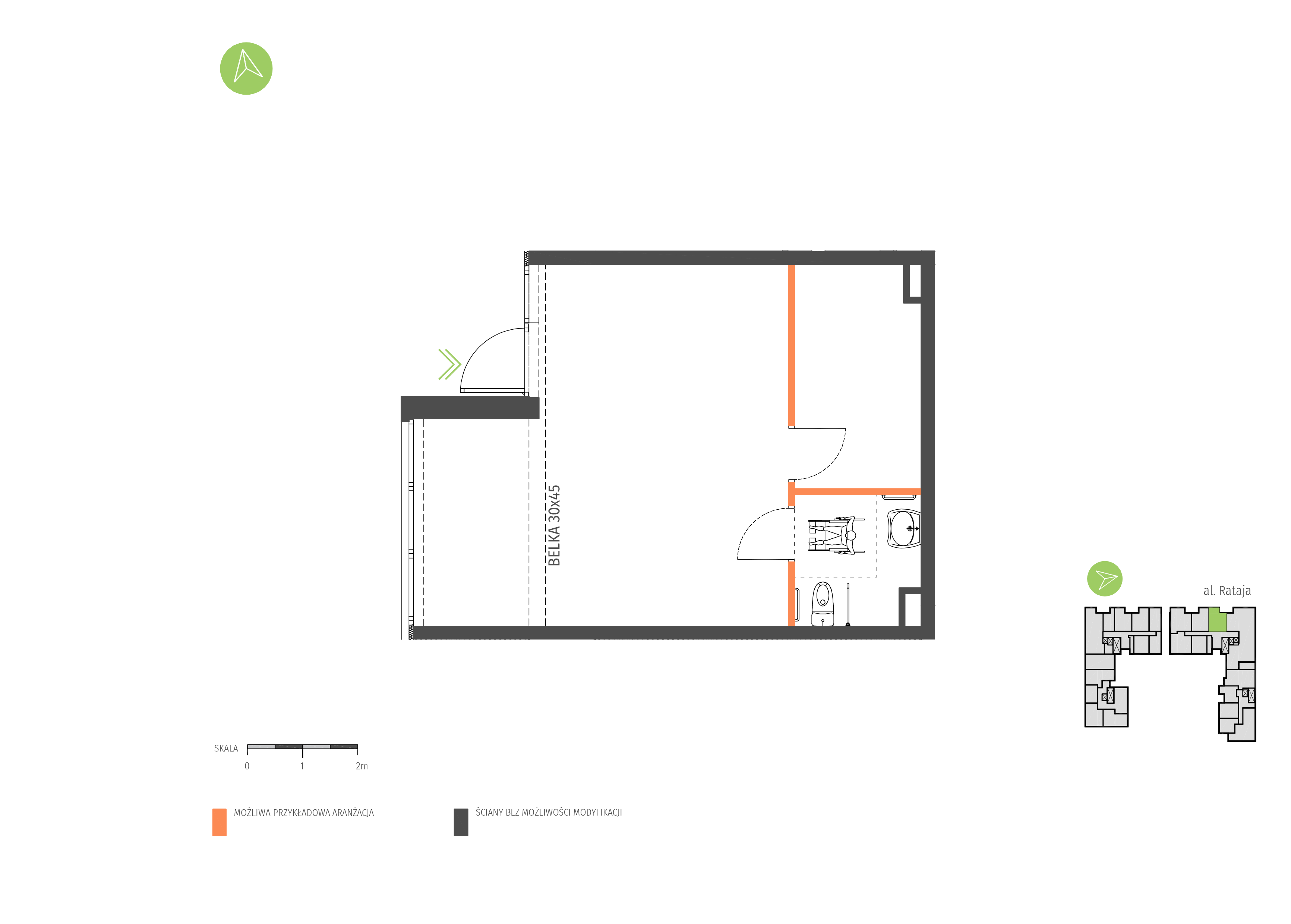 Plan lokalu A.3.1.U08