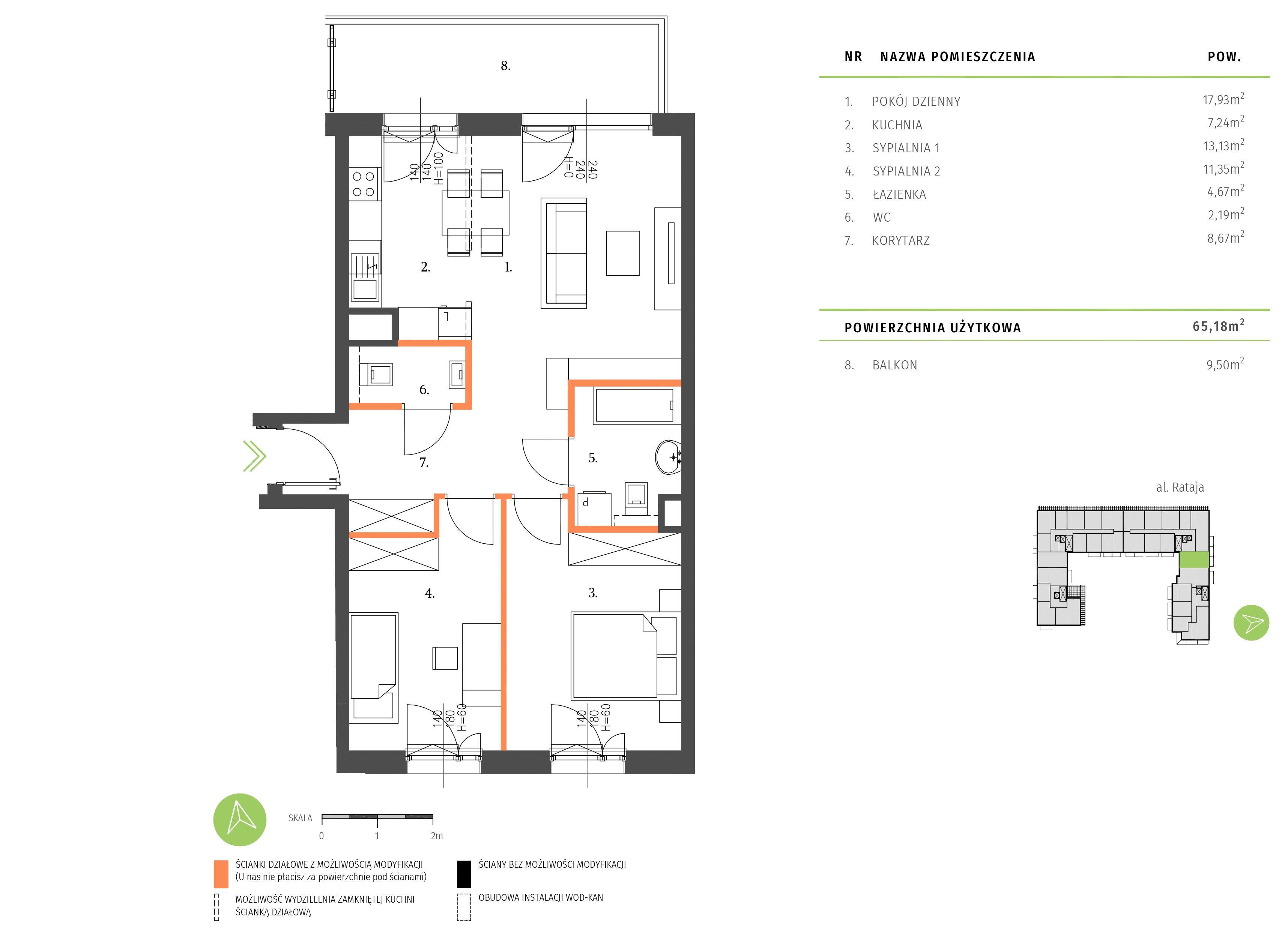 Plan mieszkania A.3.2.09
