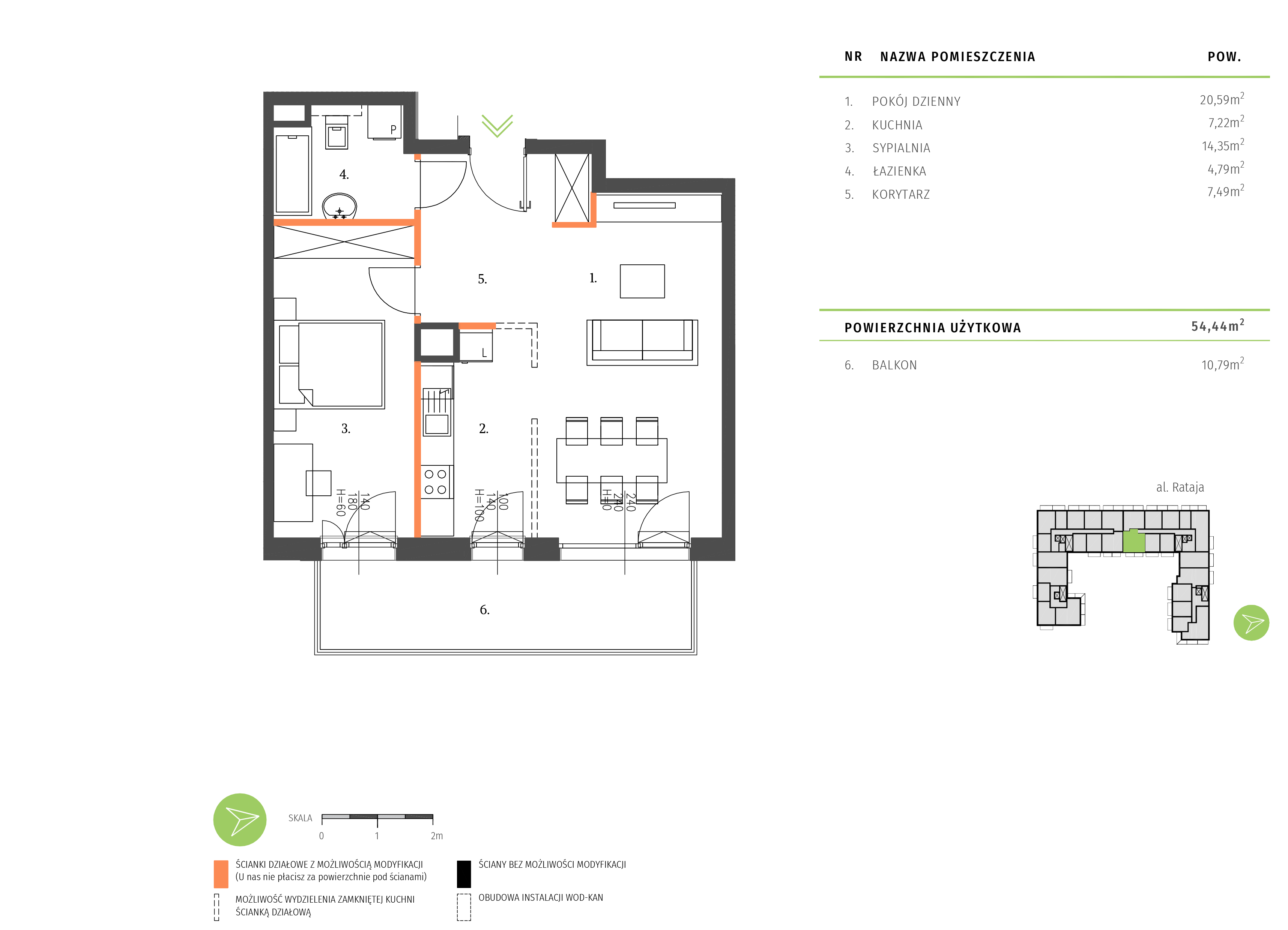 Plan mieszkania A.3.3.03