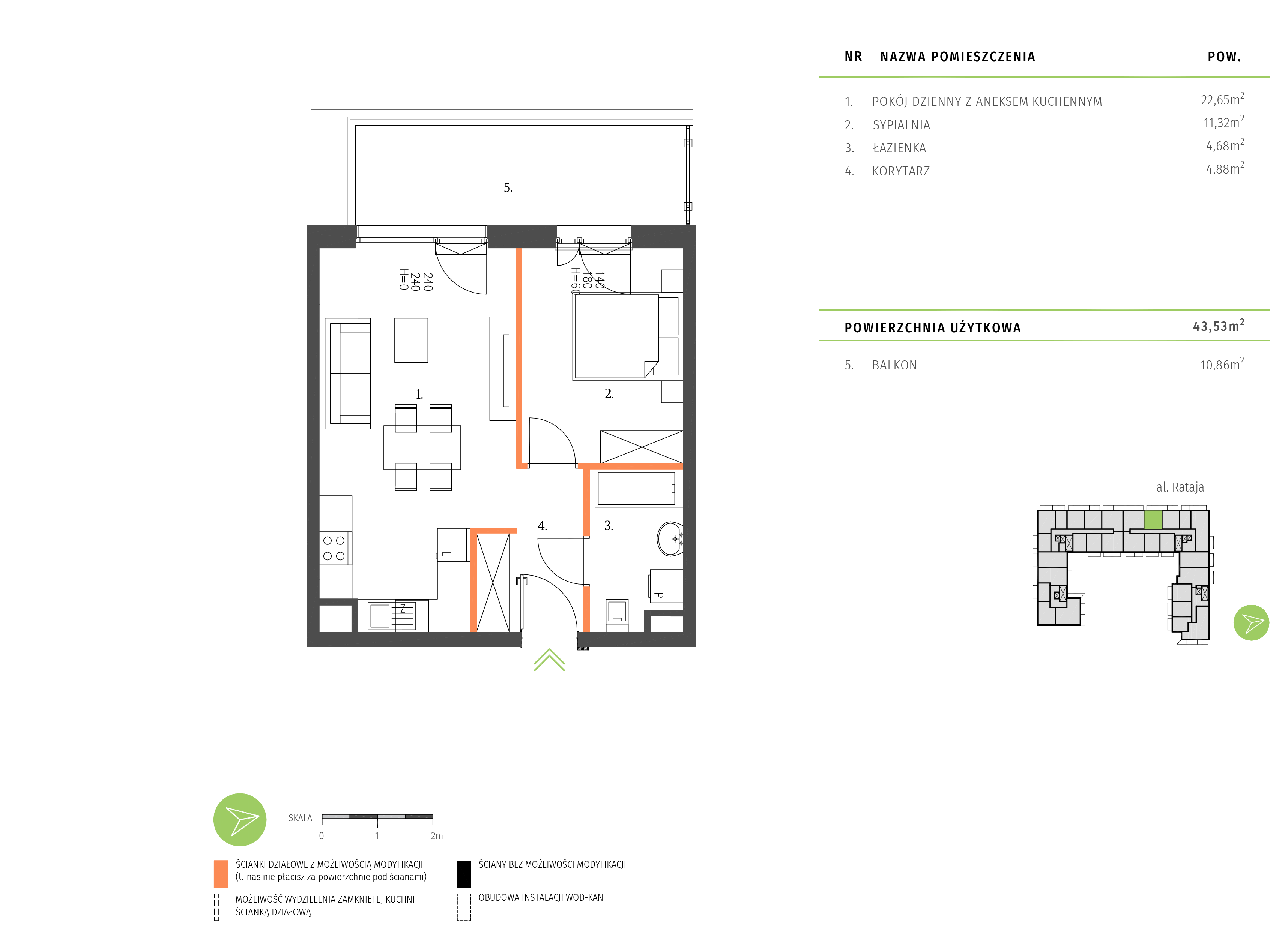 Plan mieszkania A.3.3.05