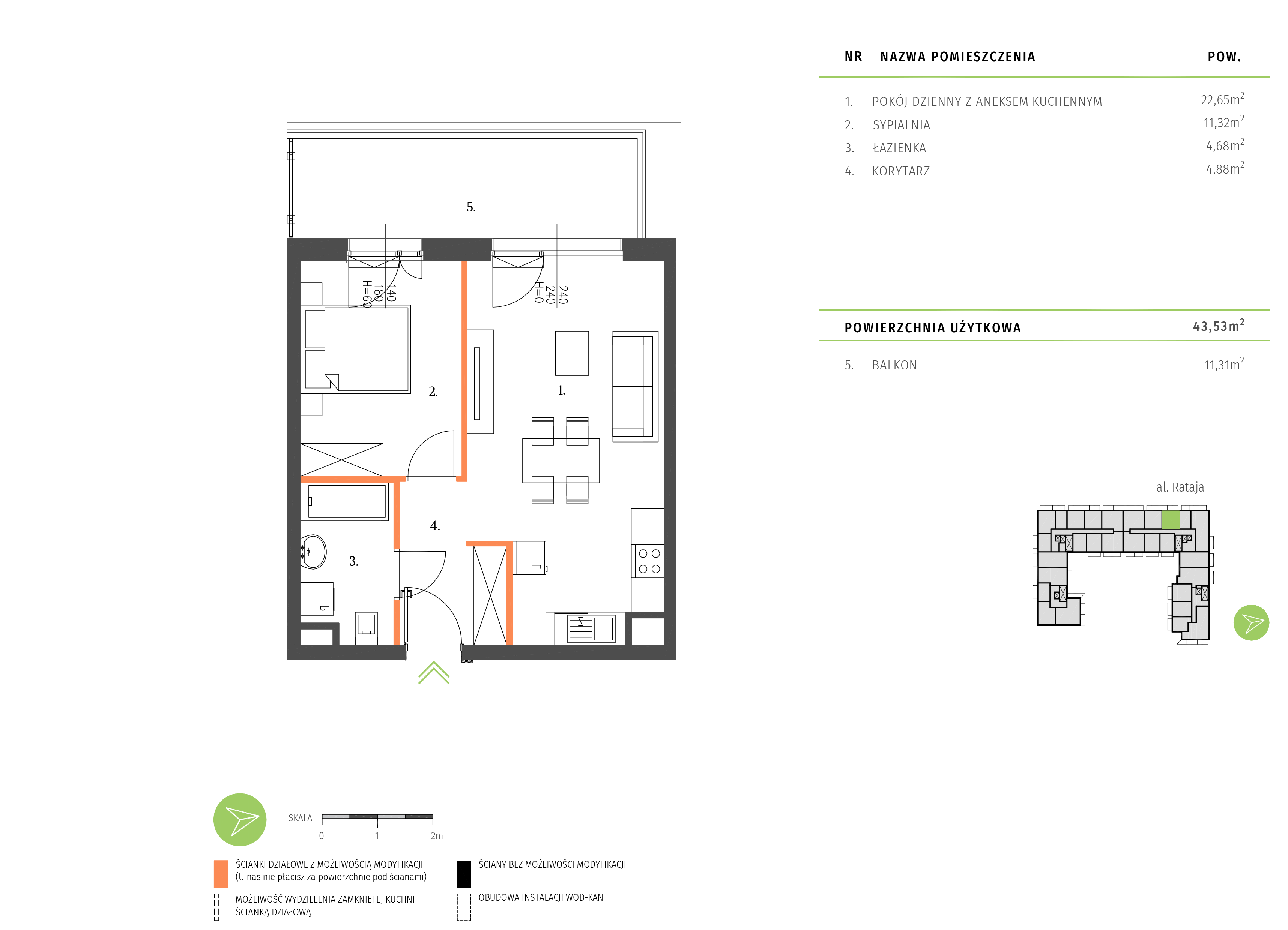 Plan mieszkania A.3.3.06