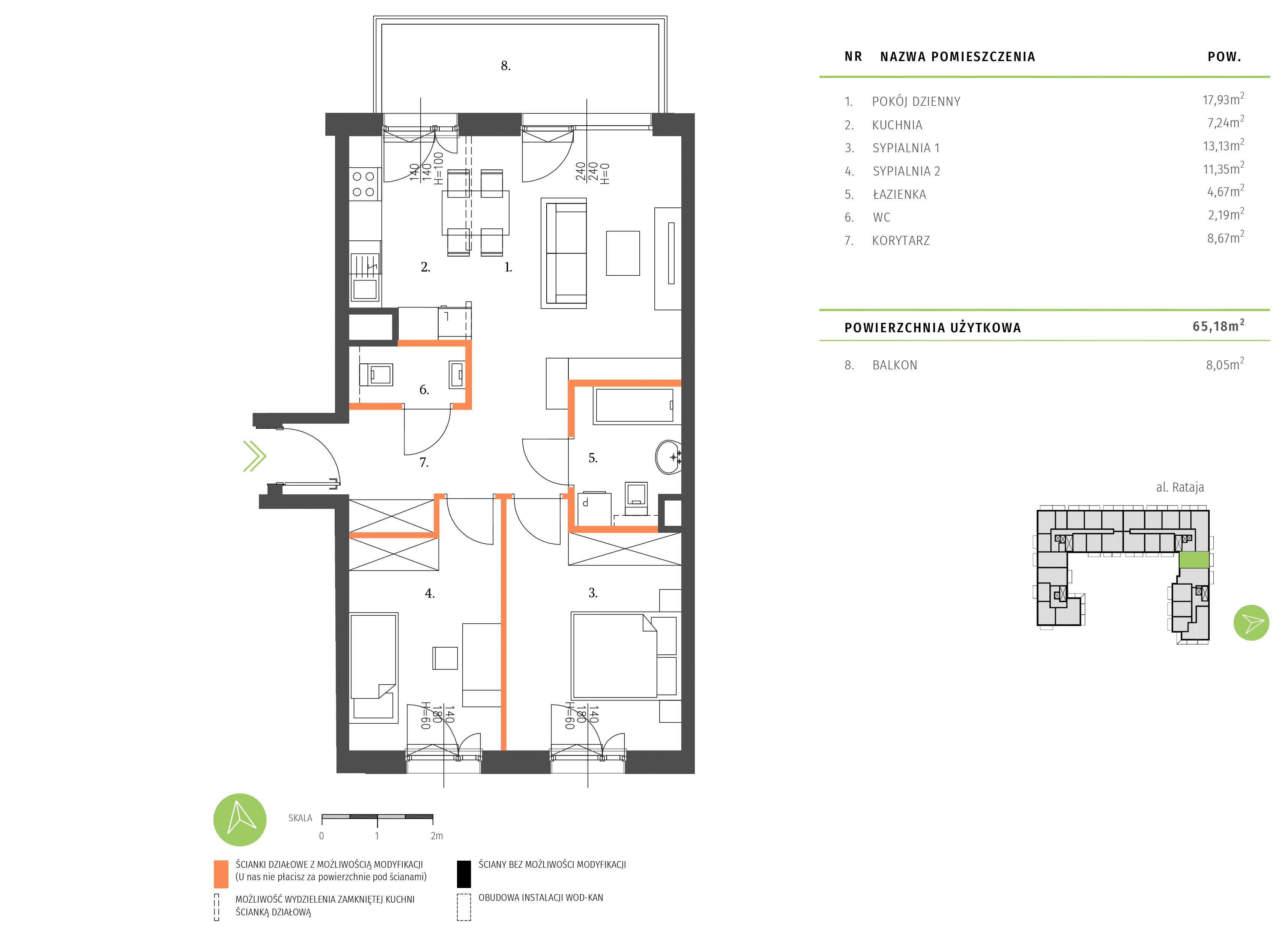 Plan mieszkania A.3.3.09