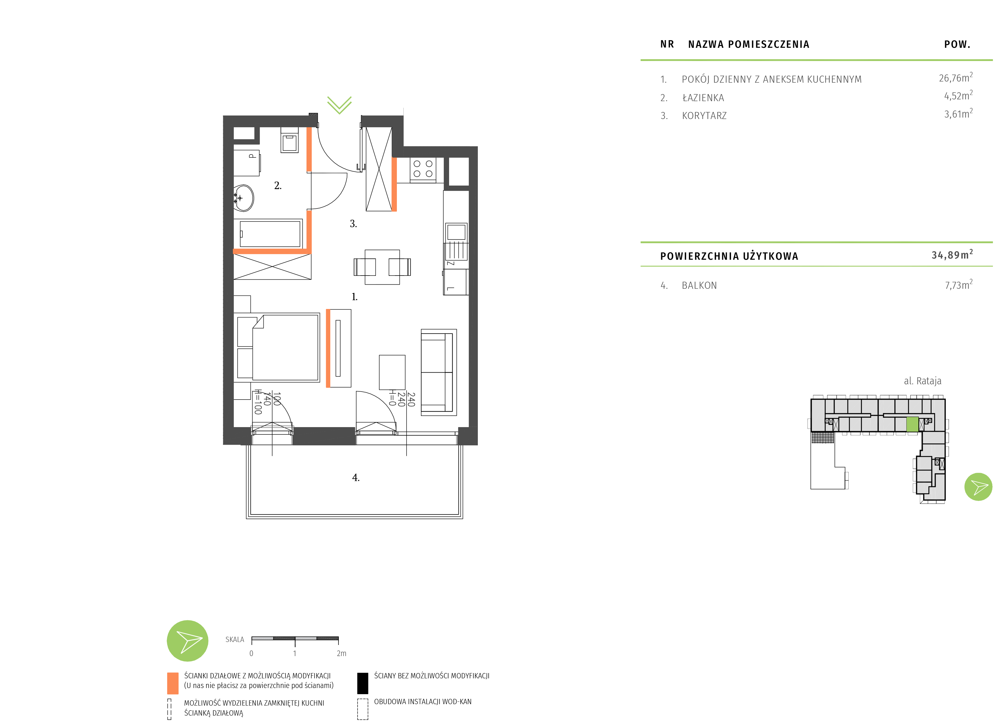 Plan mieszkania A.3.4.01