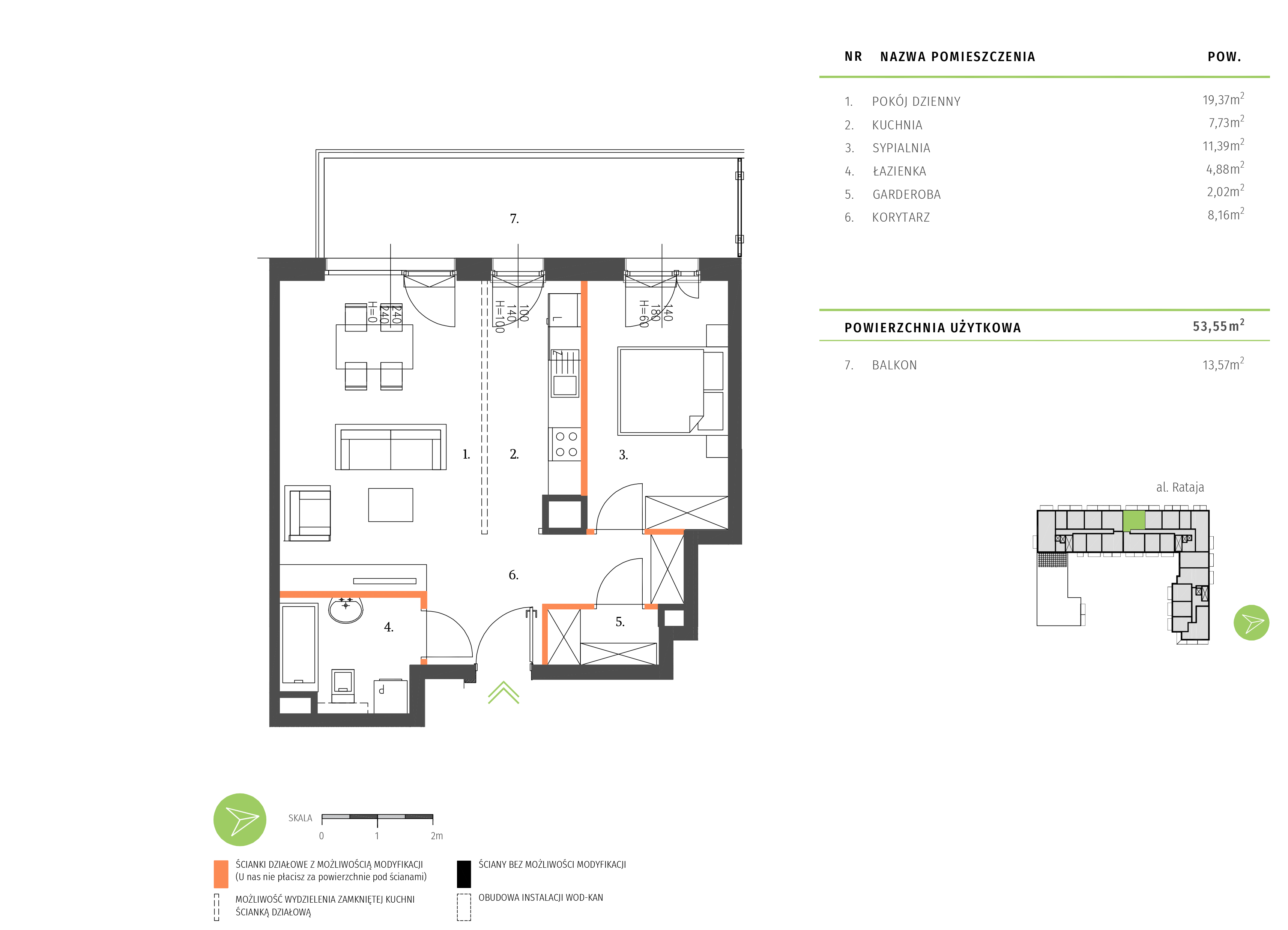 Plan mieszkania A.3.4.04