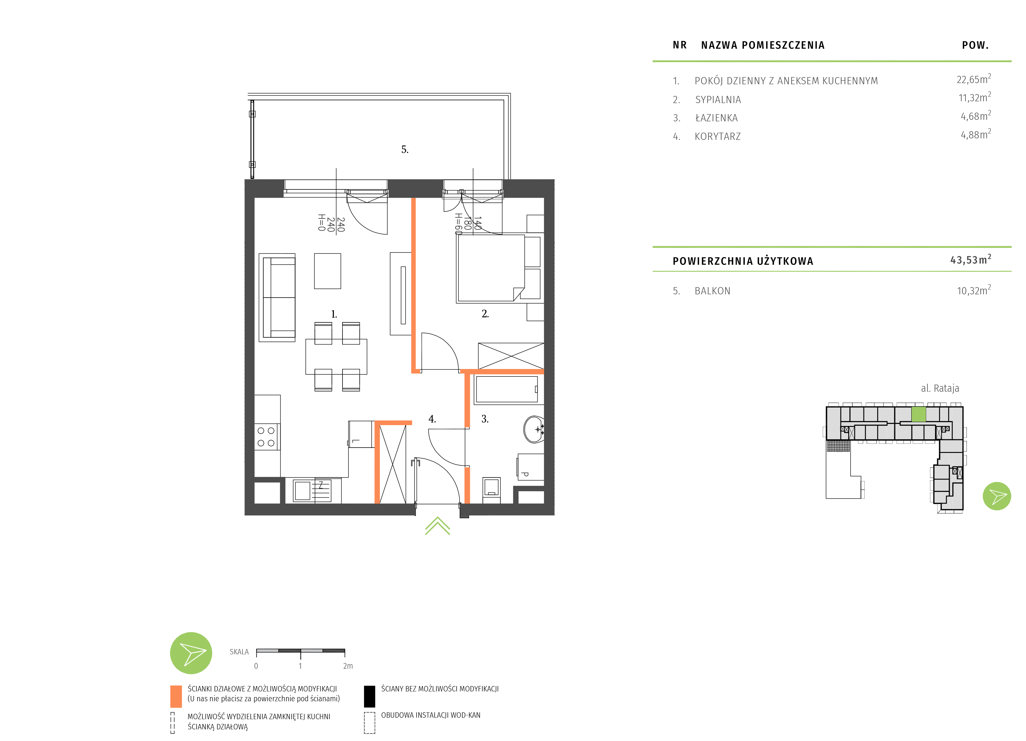 Plan mieszkania A.3.4.05