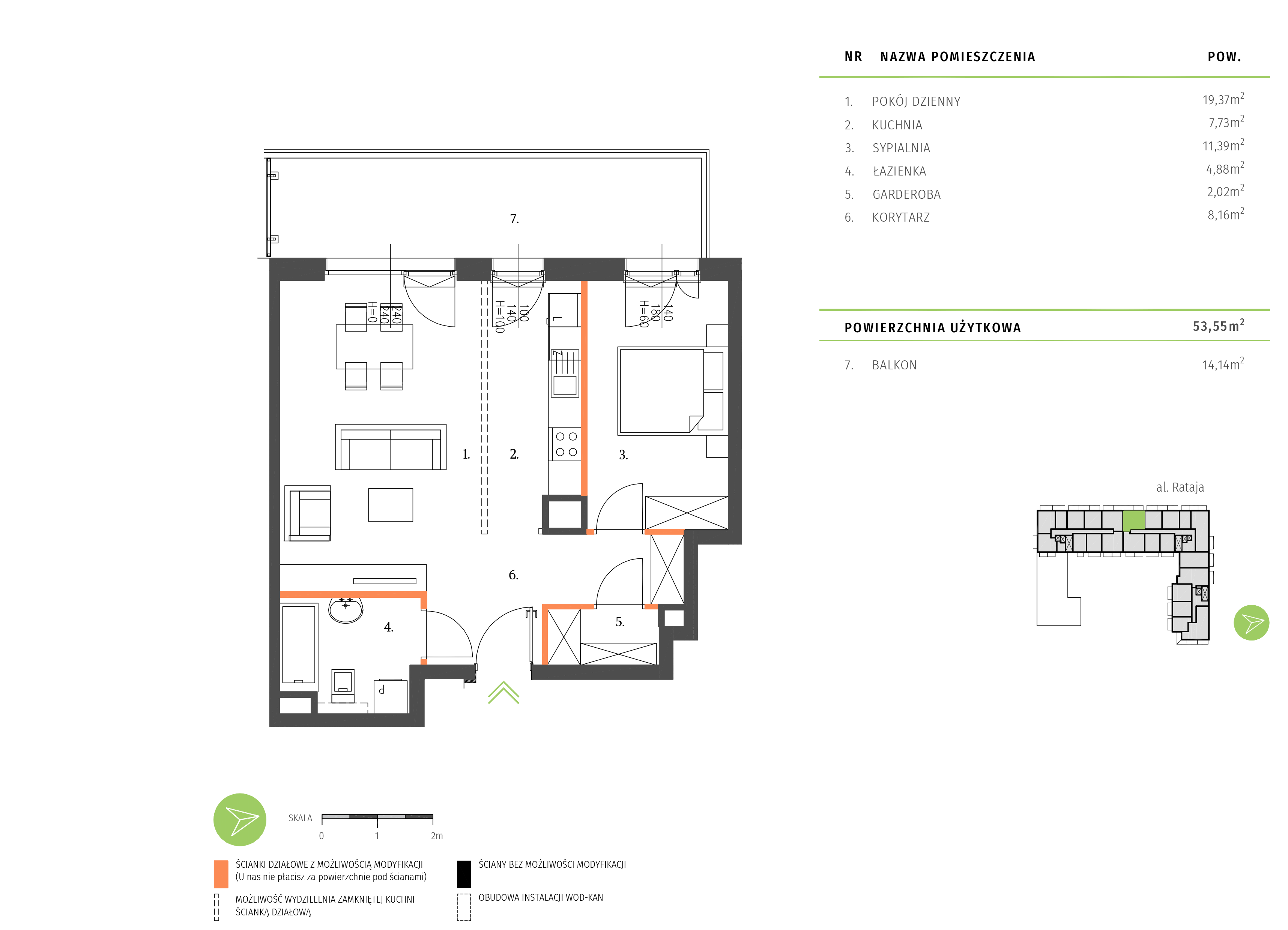 Plan mieszkania A.3.7.04