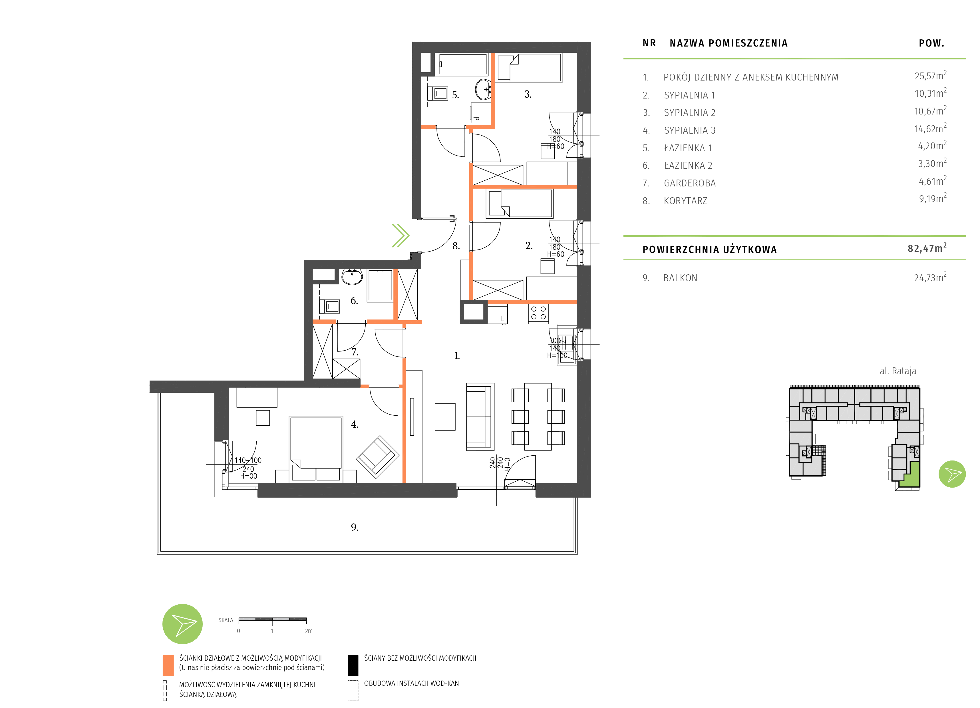Plan mieszkania A.4.2.01