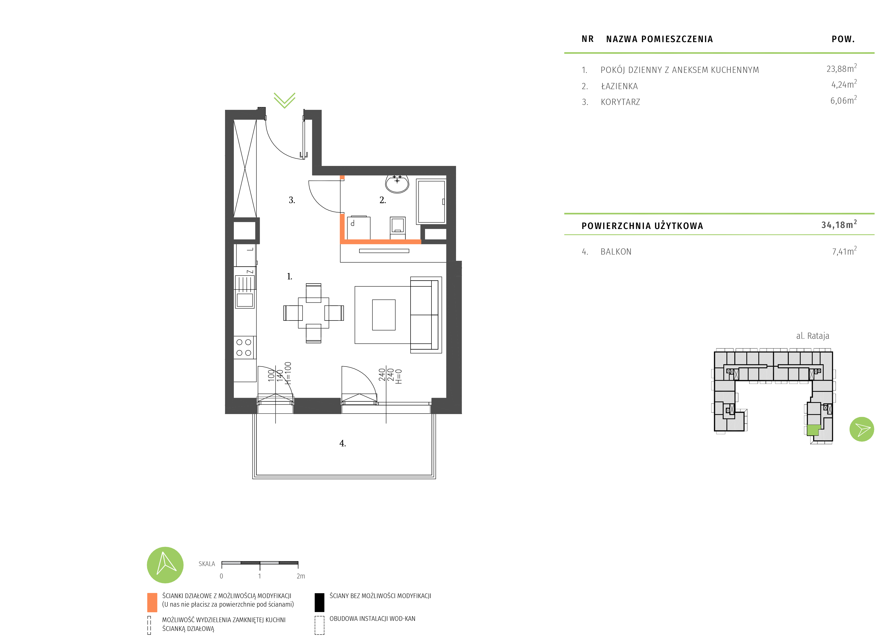 Plan mieszkania A.4.3.02