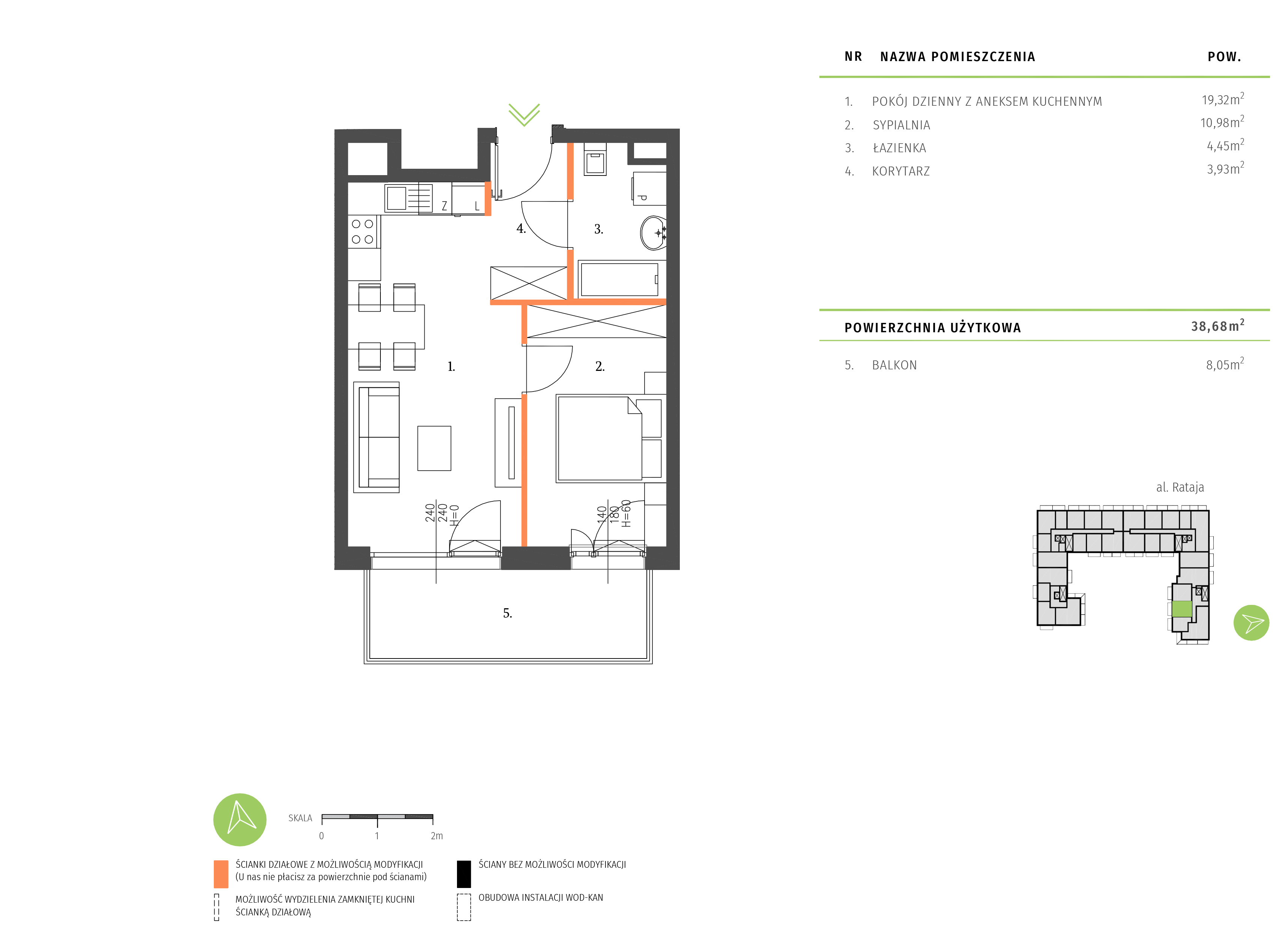 Plan mieszkania A.4.3.03