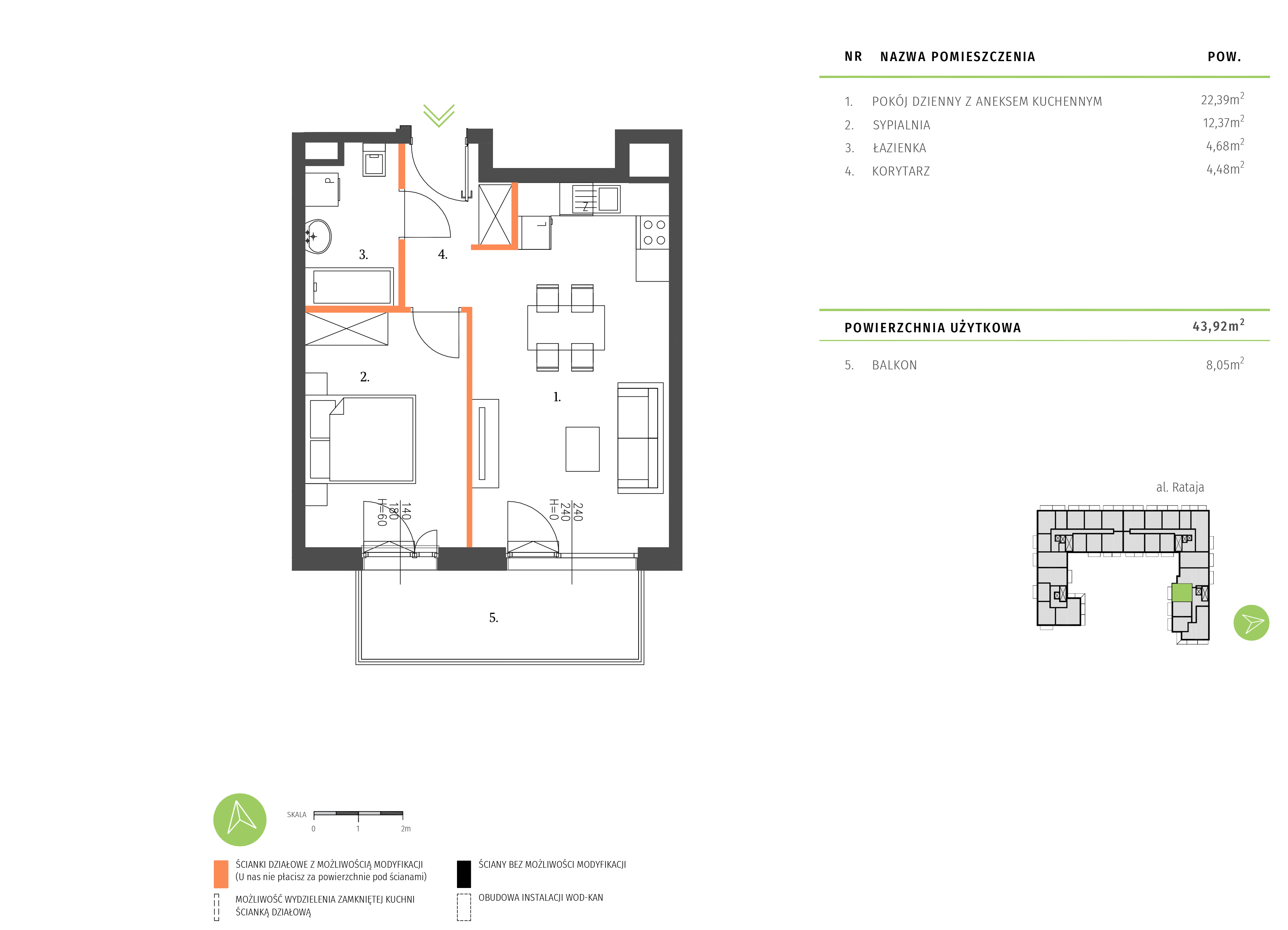 Plan mieszkania A.4.3.04