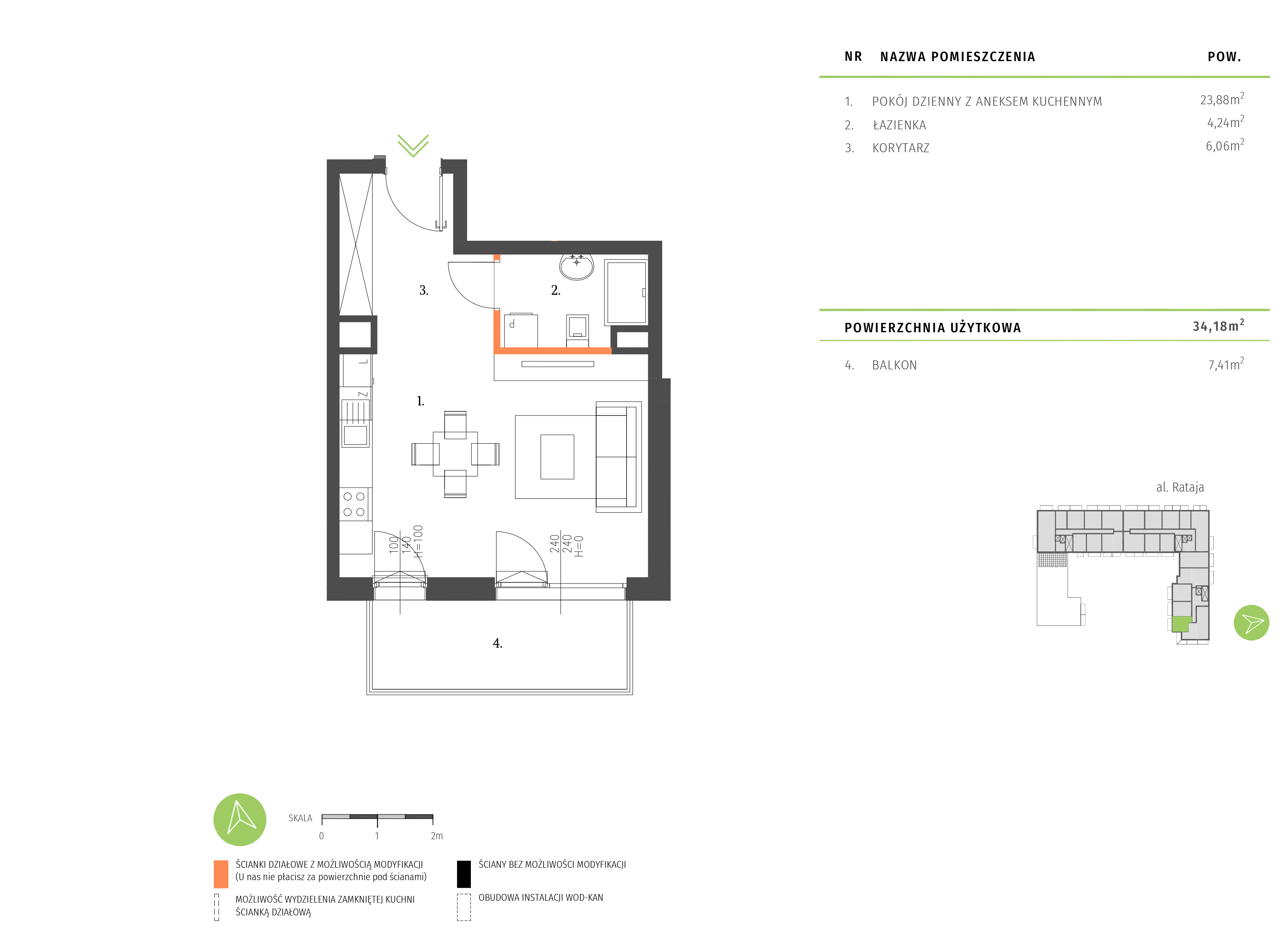 Plan mieszkania A.4.4.02