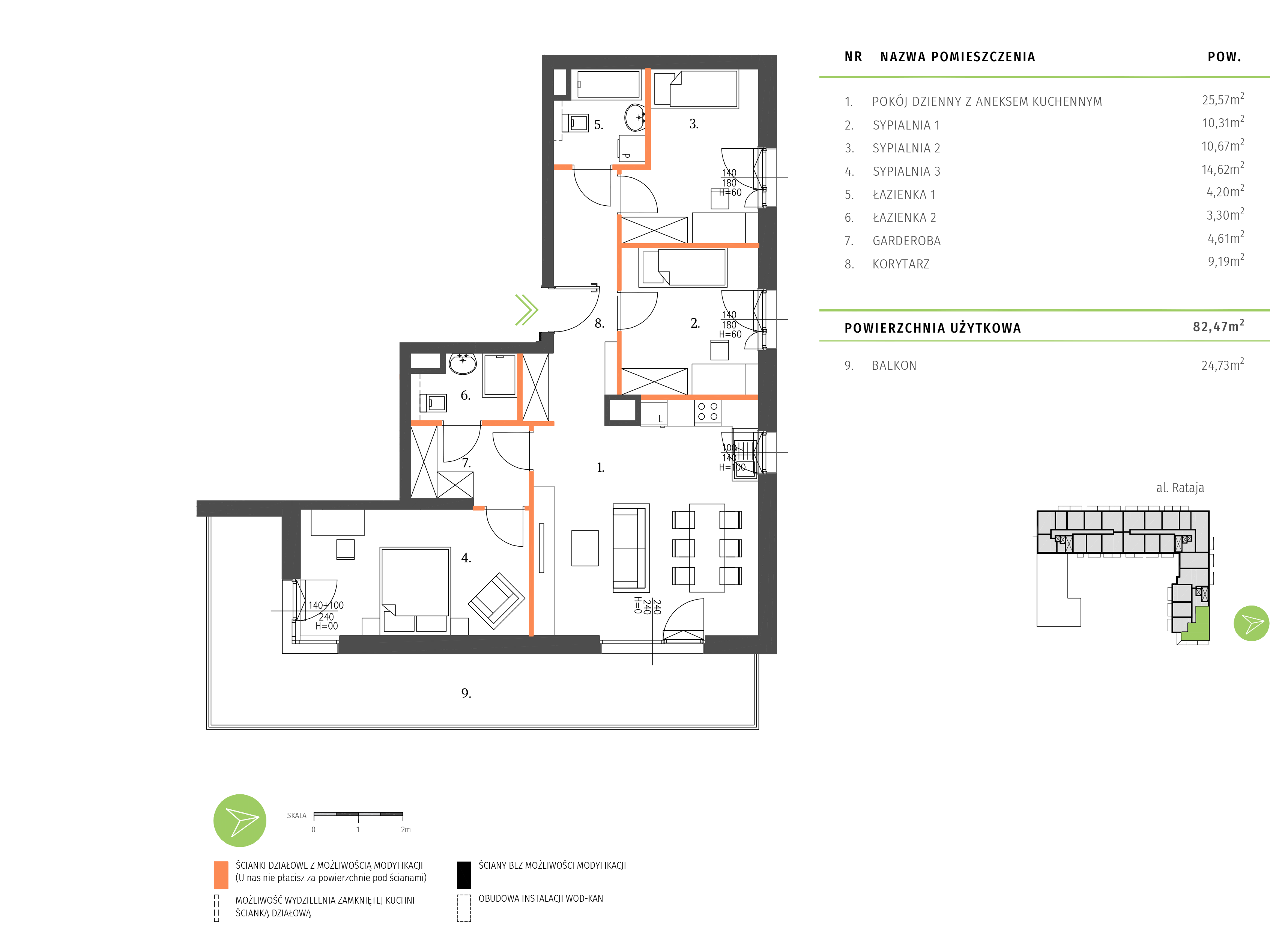Plan mieszkania A.4.6.01