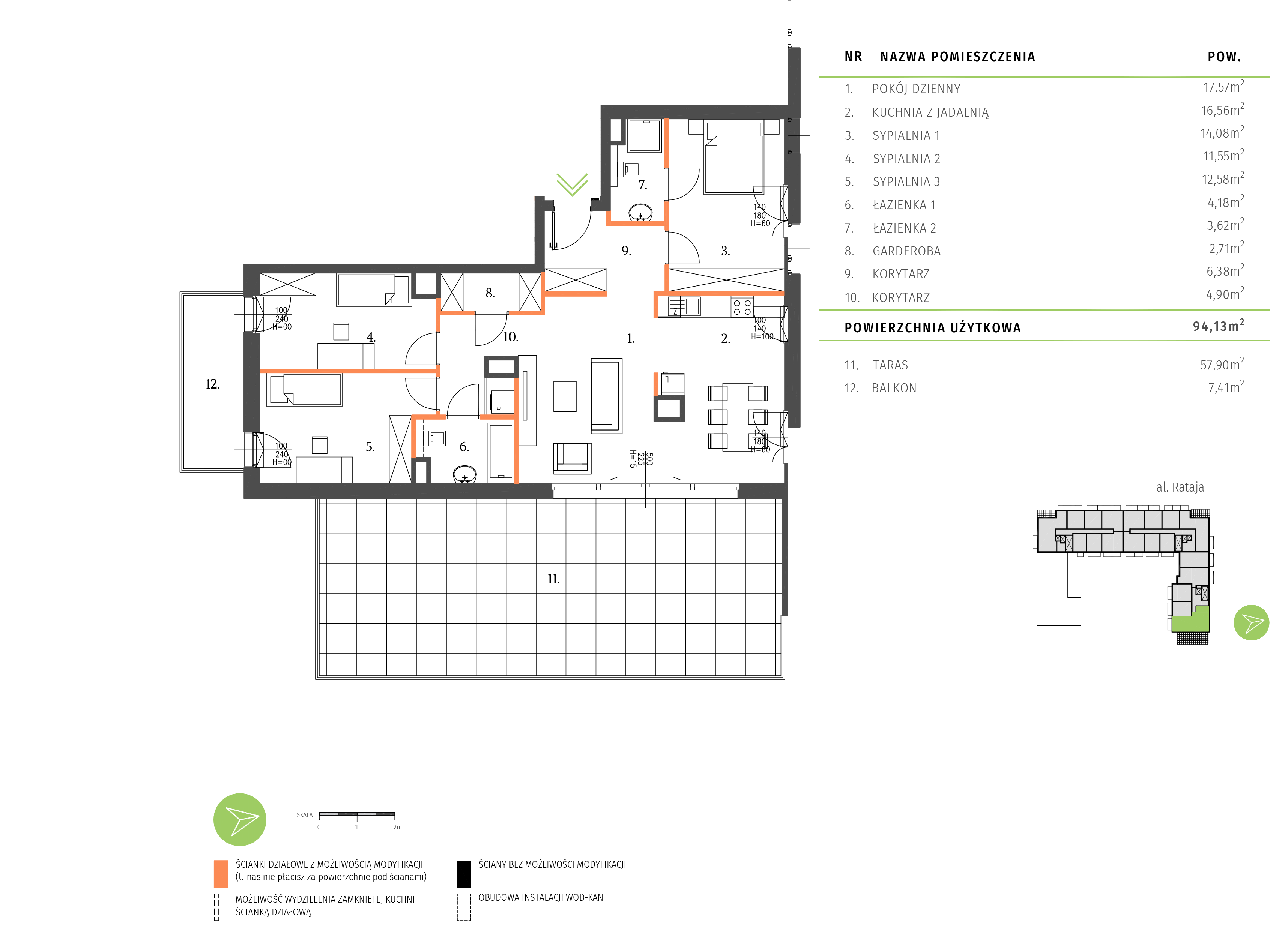 Plan mieszkania A.4.8.01